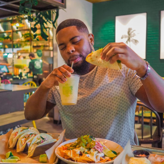 Food Tasting at Lime Fresh Mexican Grill